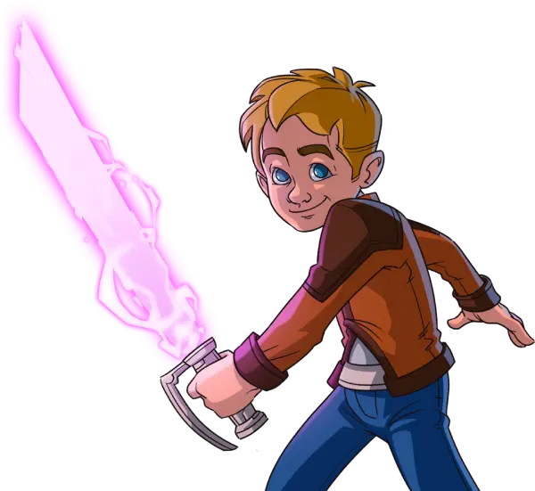 Zak, the hero of the Laser Knights